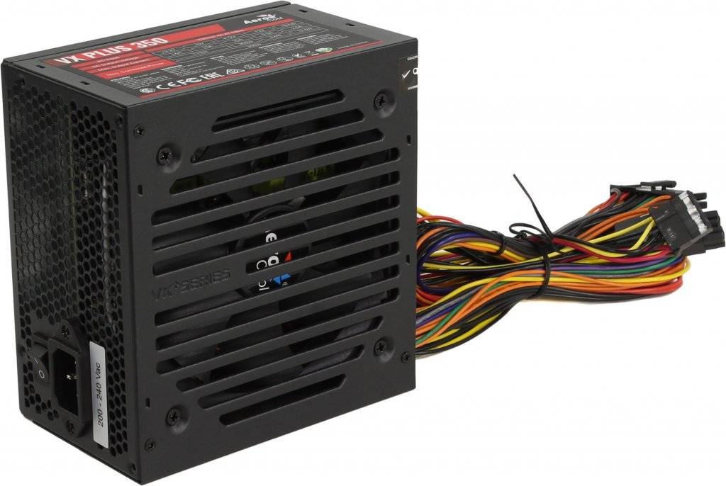 Блок питания Formula V Line VX PLUS 350, 350W, ATX12V v2.3, 12cm Fan (ex Aerocool)