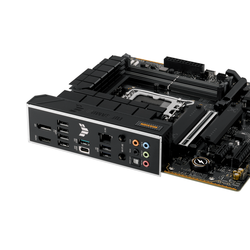 Материнская плата Asus TUF GAMING B760M-PLUS WIFI II Soc-1700 Intel B760 4xDDR5 mATX AC`97 8ch(7.1) 