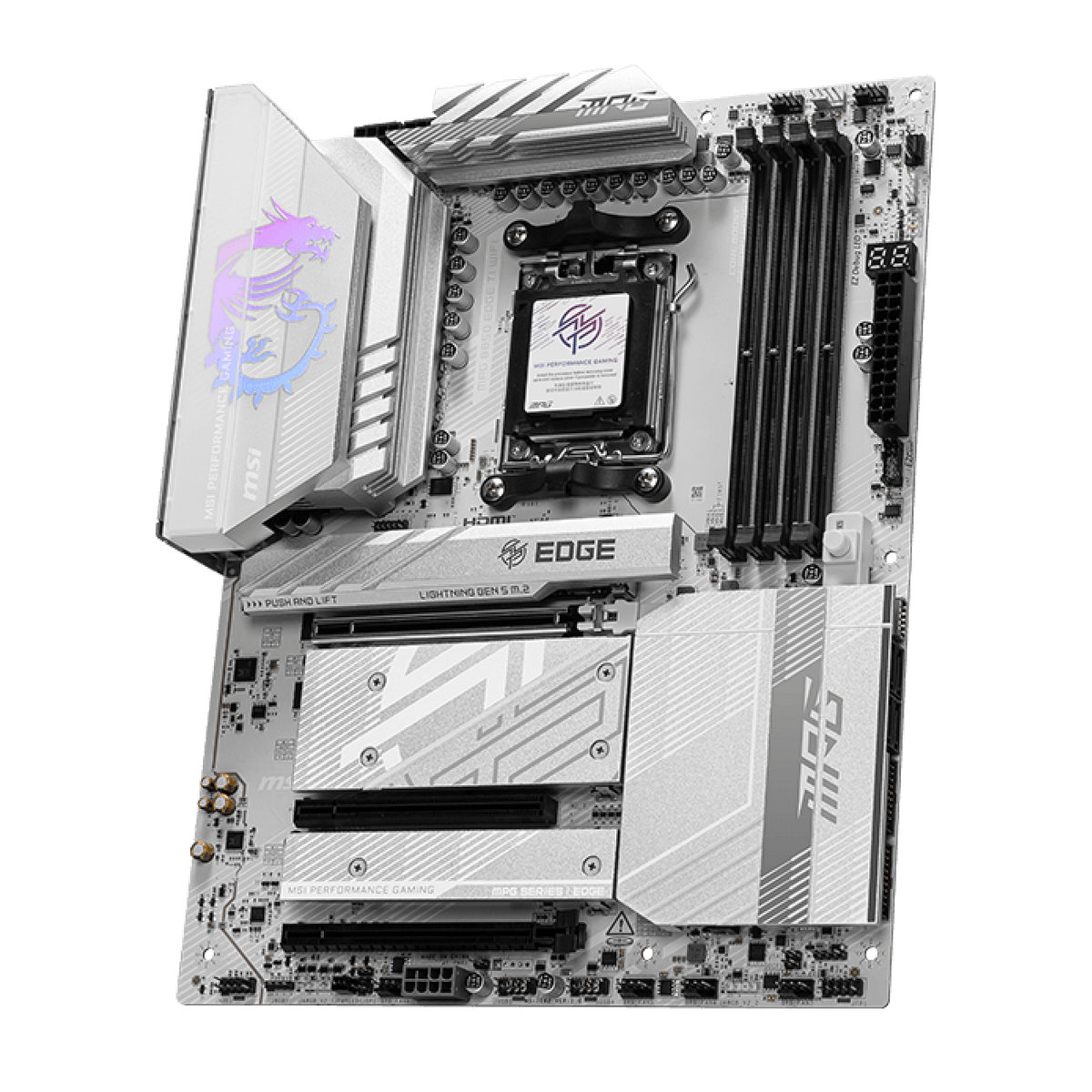 Материнская плата MSI MPG B850 EDGE TI WIFI Socket AM5 AMD B850 4xDDR5 ATX AC`97 8ch(7.1) 5Gigabit R