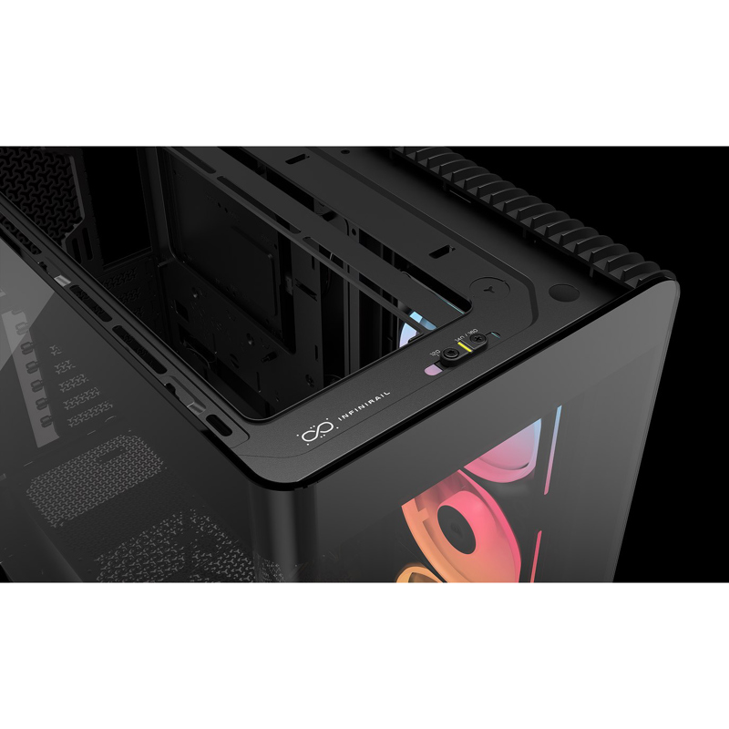 Корпус Corsair Frame 4500X LX-R RGB iCUE LINK, Midi-Tower, TG, 3x120mm ARGB reverse fans, 2xUSB-A 3.