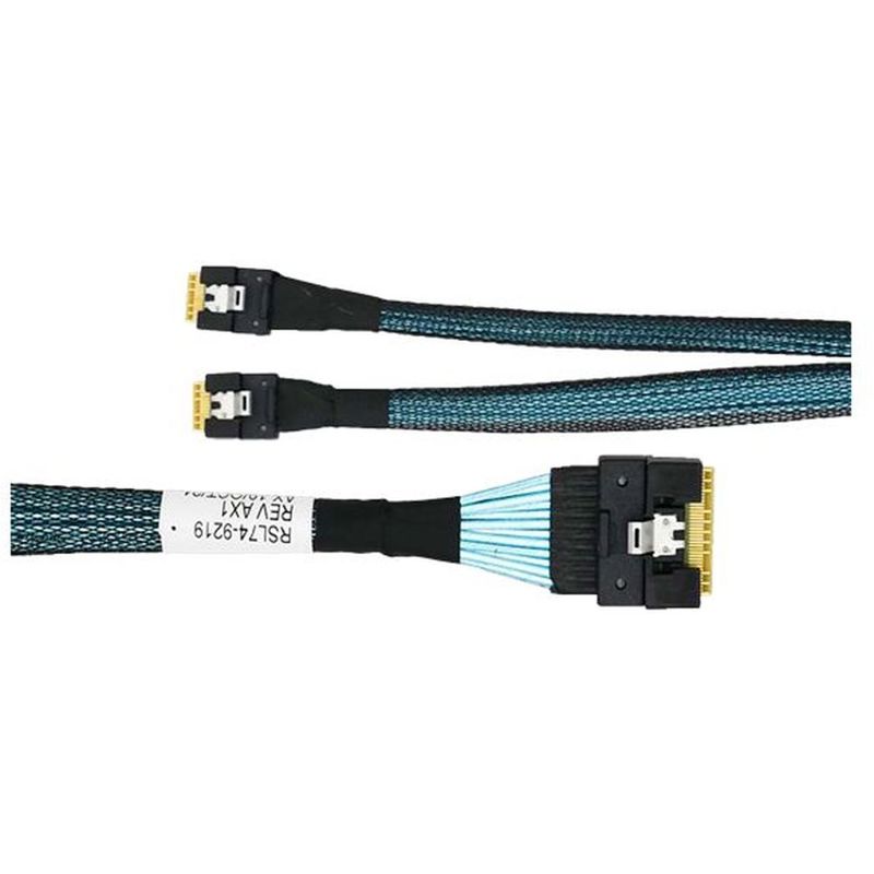 Кабель Lr-Link LRSF5454(8i/4i)-0.8M SFF-8654 8i/SFF-8654 4i*2-0.8M