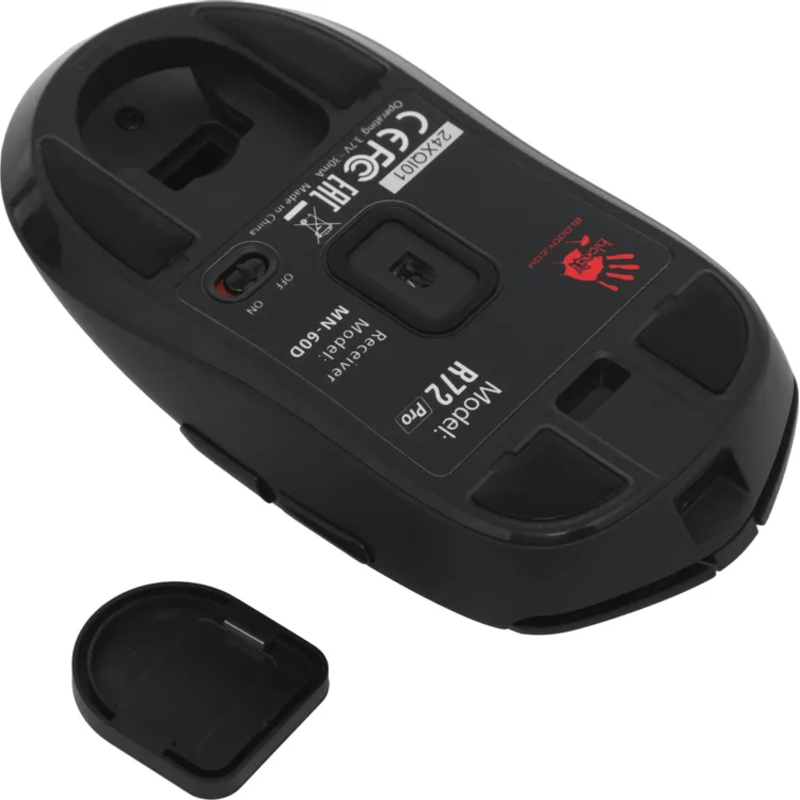 Мышь A4Tech Bloody R72 Pro черный оптическая 26000dpi беспров. USB-C 7but