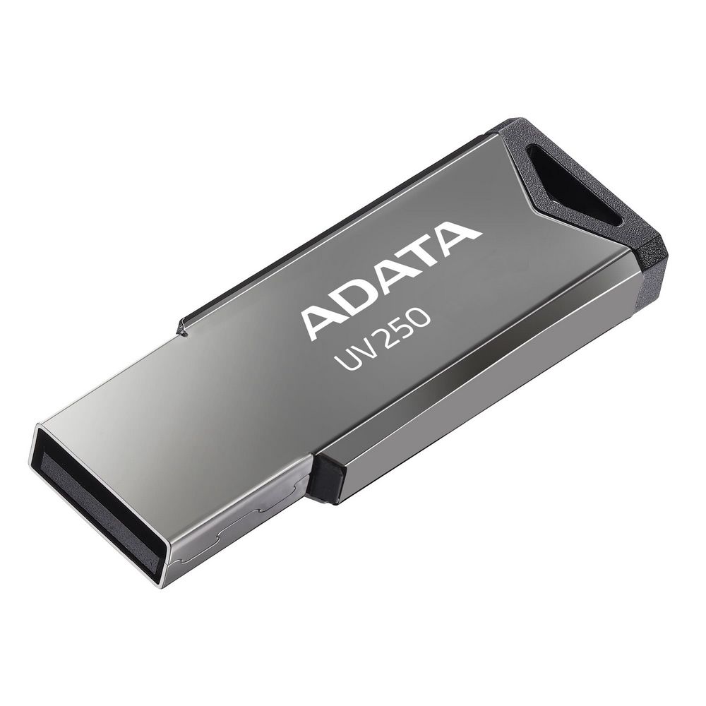 Флеш Диск A-Data 64Gb UV250 AUV250-64G-RBK USB2.0 серебристый
