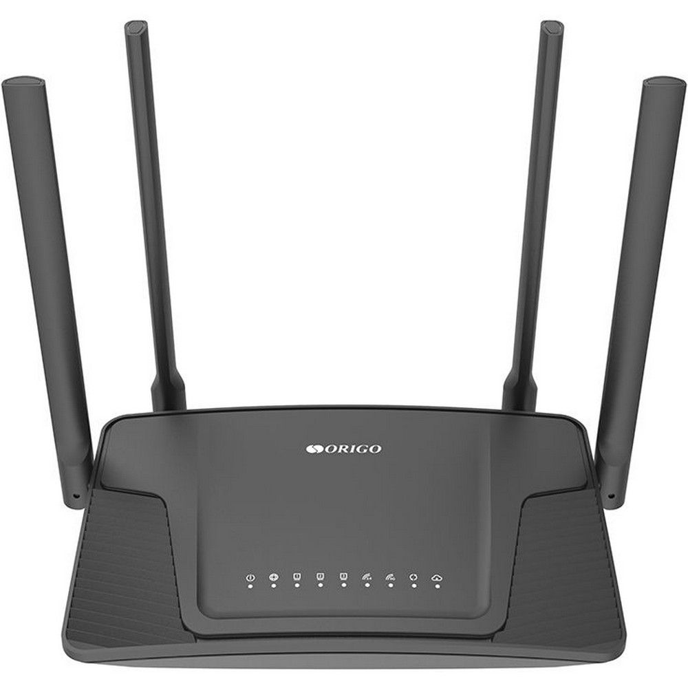 Роутер беспроводной Origo OWR1530AXG (OWR1530AXG/A1A) AX1500 10/100/1000BASE-T черный