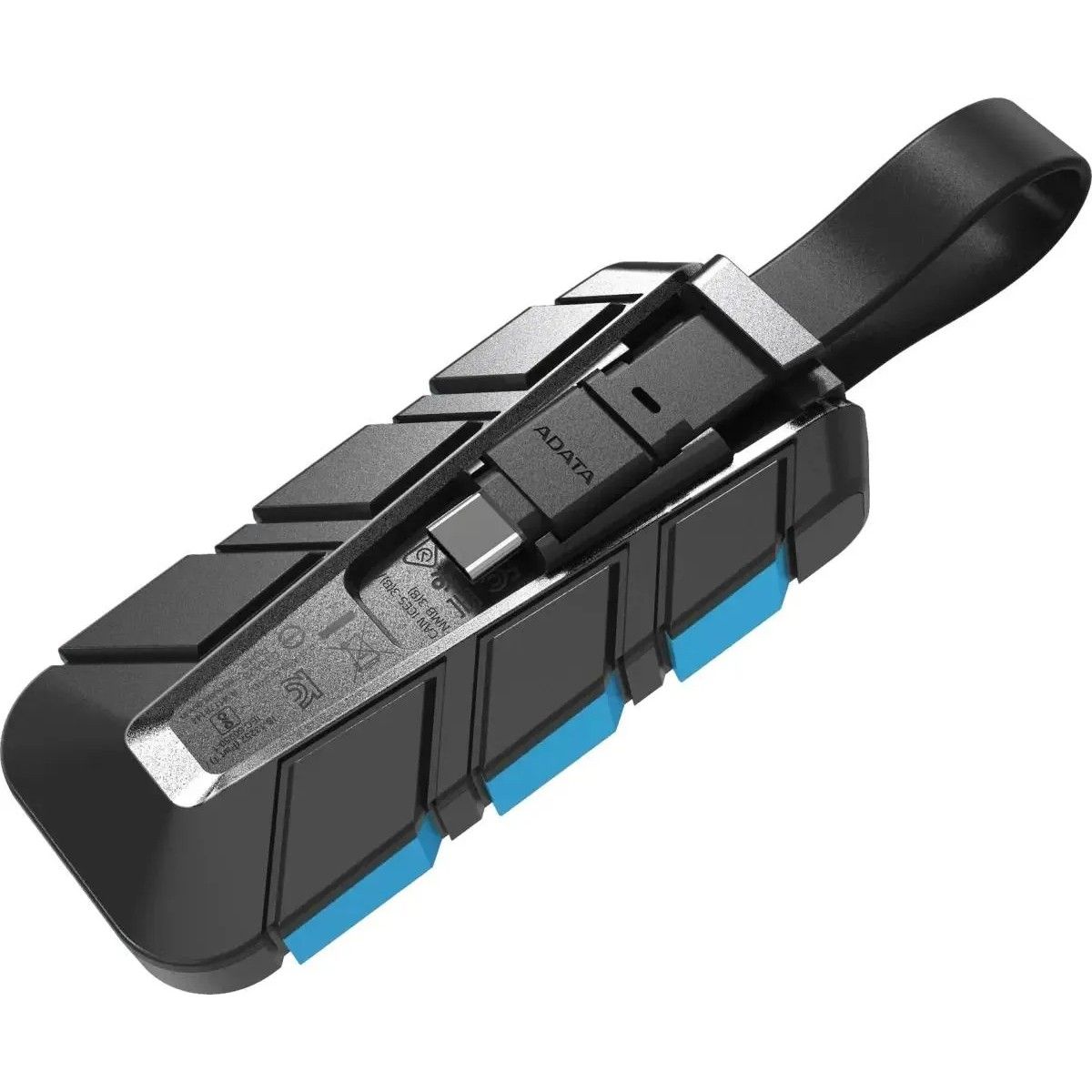 Накопитель SSD A-Data USB3.2 Gen2 500GB SC740-500G-CBU SC740 синий