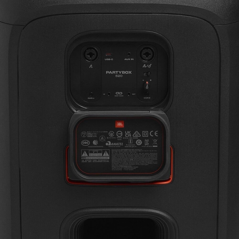 Минисистема JBL Partybox 520 черный 400Вт USB BT
