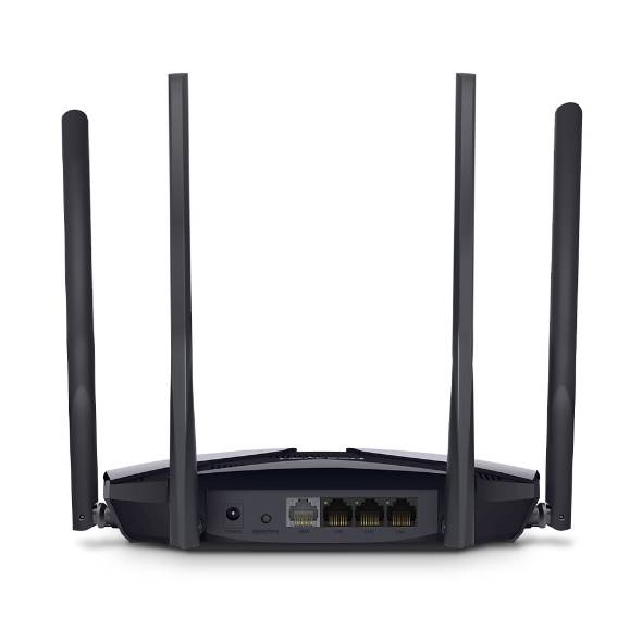 Роутер беспроводной Mercusys MR70X AX1800 10/100/1000BASE-TX черный