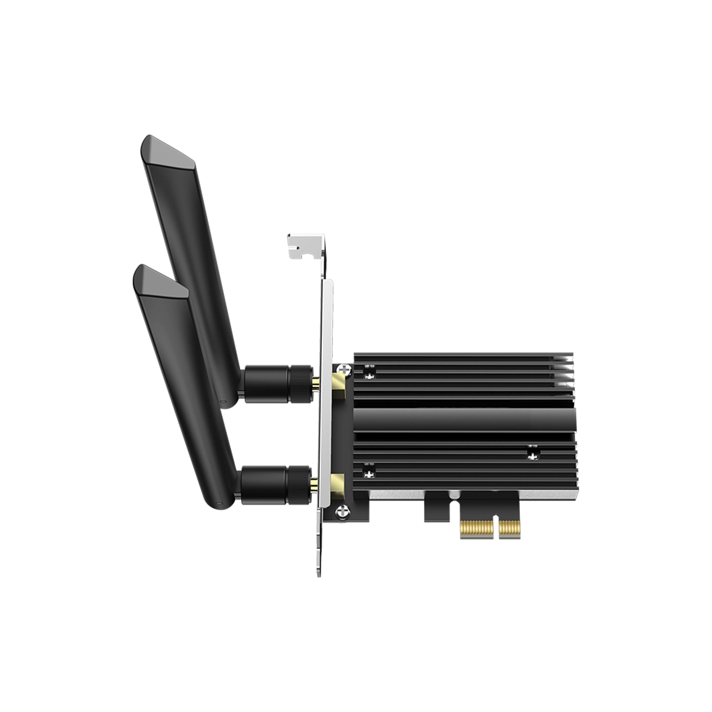 Сетевой адаптер Wi-Fi + Bluetooth Netis F2 АХ5400 PCI Express (ант.внеш.съем) 2ант.