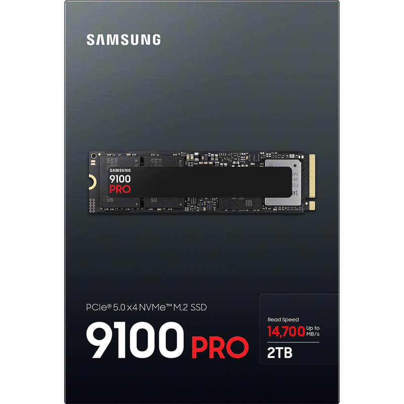 Накопитель SSD Samsung PCIe 5.0 x4 2TB MZ-VAP2T0BW 9100 PRO M.2 2280