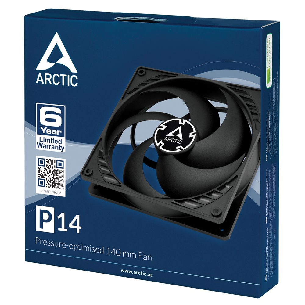 Вентилятор Arctic Cooling Вентилятор корпусной ARCTIC P14 (black/black) - retail (ACFAN00123A) (7015
