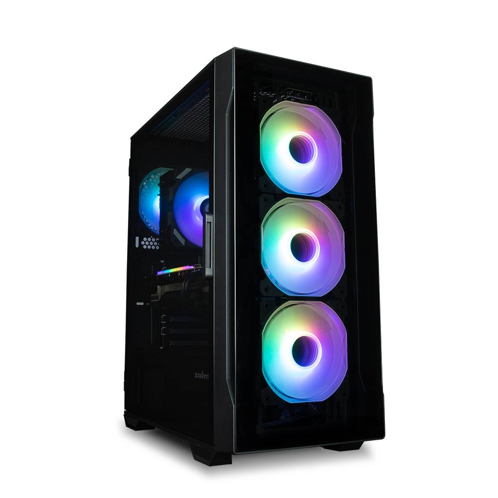 корпус ZALMAN I3 NEO TG BLACK, ATX, BLACK, FRONT TG, WINDOW, 2x3.5", 3x2.5", 1xUSB2.0, 2xUSB3.0, FRO