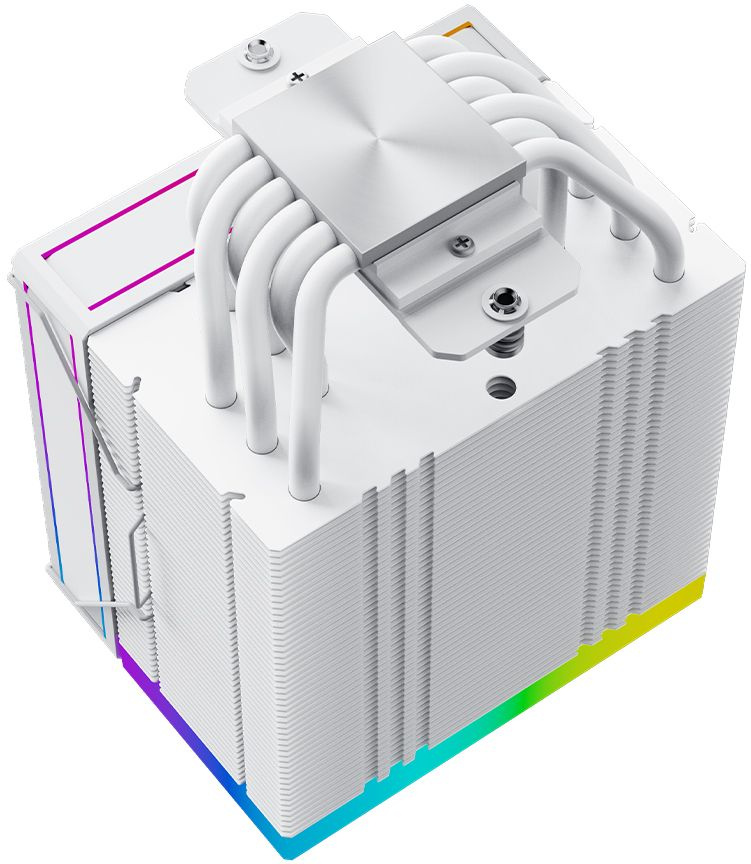 Устройство охлаждения(кулер) ID-Cooling Frozn A610 ARGB Soc-AM5/AM4/1200/1700/1851 белый 4-pin 29.9d