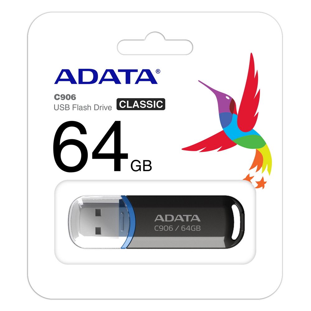 Флеш Диск A-Data 64Gb Classic C906 AC906-64G-RBK USB2.0 черный