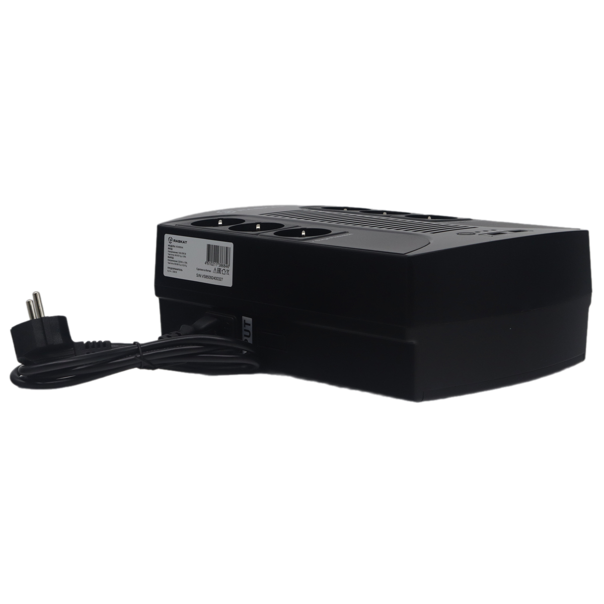 Источник бесперебойного питания  ИБП Raskat VS-850VA 850VA, 510Вт, 6хCEE 7