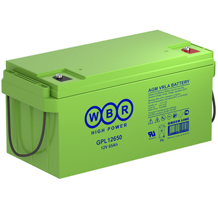 WBR Батарея GPL12650 (12V/65Ah)