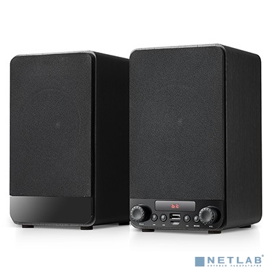 Dialog Jazz AJ-13 BLACK - акустические колонки 2.0, 2*15W RMS, Bluetooth, FM, USB+microSD reader