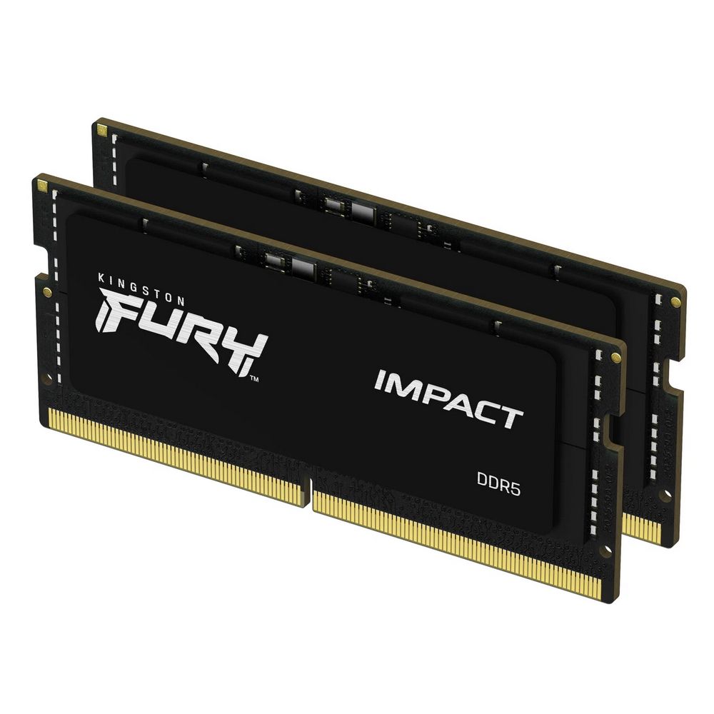 Модуль памяти для ноутбука FURY 32GB DDR5-4800 KF548S38IBK2-32, CL38, 1.1V K2*16 PnP Black KINGSTON