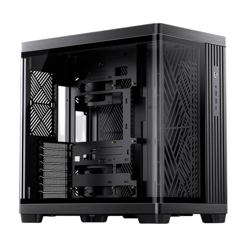 Корпус JONSBO TK-4, Midi-Tower, TG, no fan, 2xUSB-A 3.0 + 1xUSB-C 3.2, ATX, mATX, mITX Black