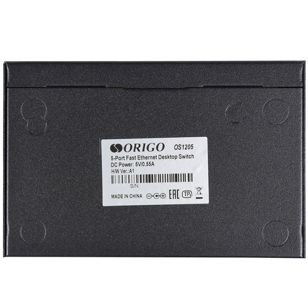 Коммутатор Origo OS1205 OS1205/A1A 5x100Мбит/с неуправляемый