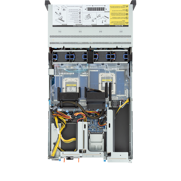 Шасси серверное Gigabyte Server Platform R283-ZF0 Rev. 3x / 2U / 2xAMD (9004/9005) / 2xHS / 24xDIMM 