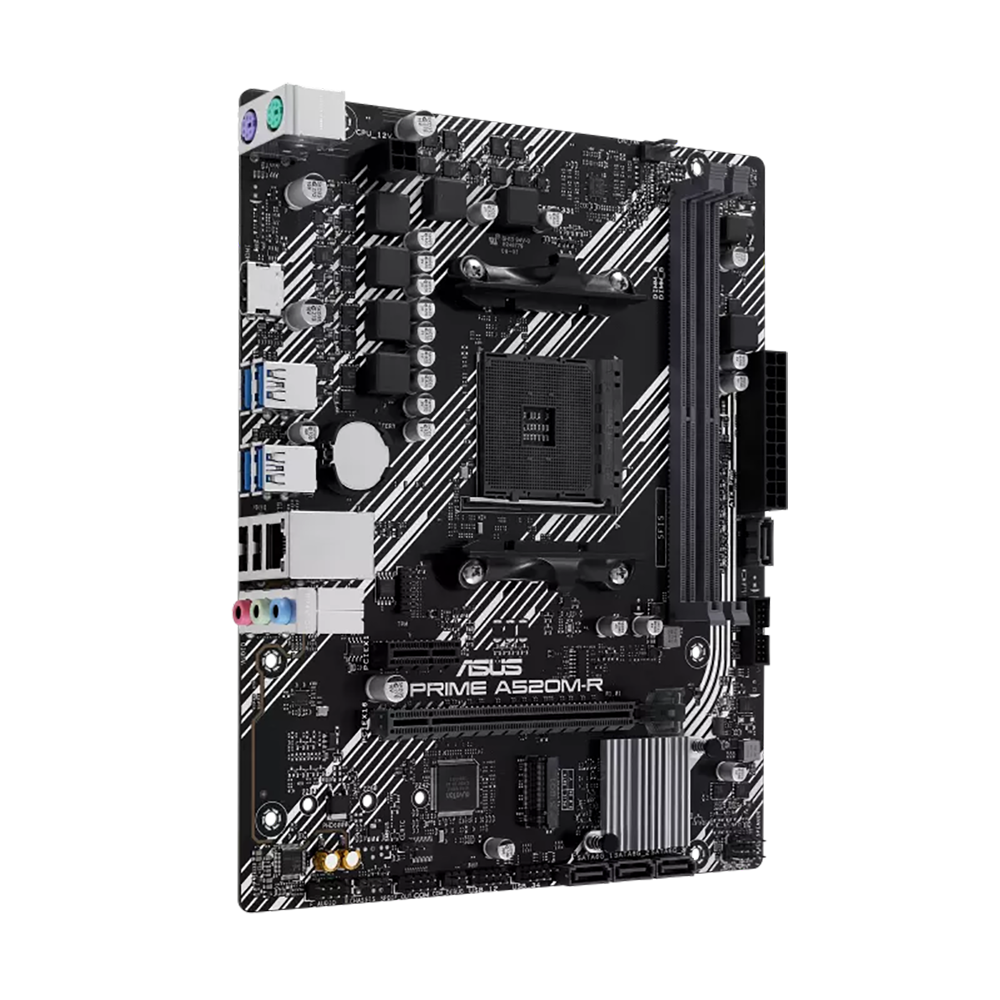 Материнская плата ASUS PRIME A520M-R, Socket AM4, A520, 2*DDR4,HDMI, 4SATA3 + RAID, Audio, Gb LAN, M