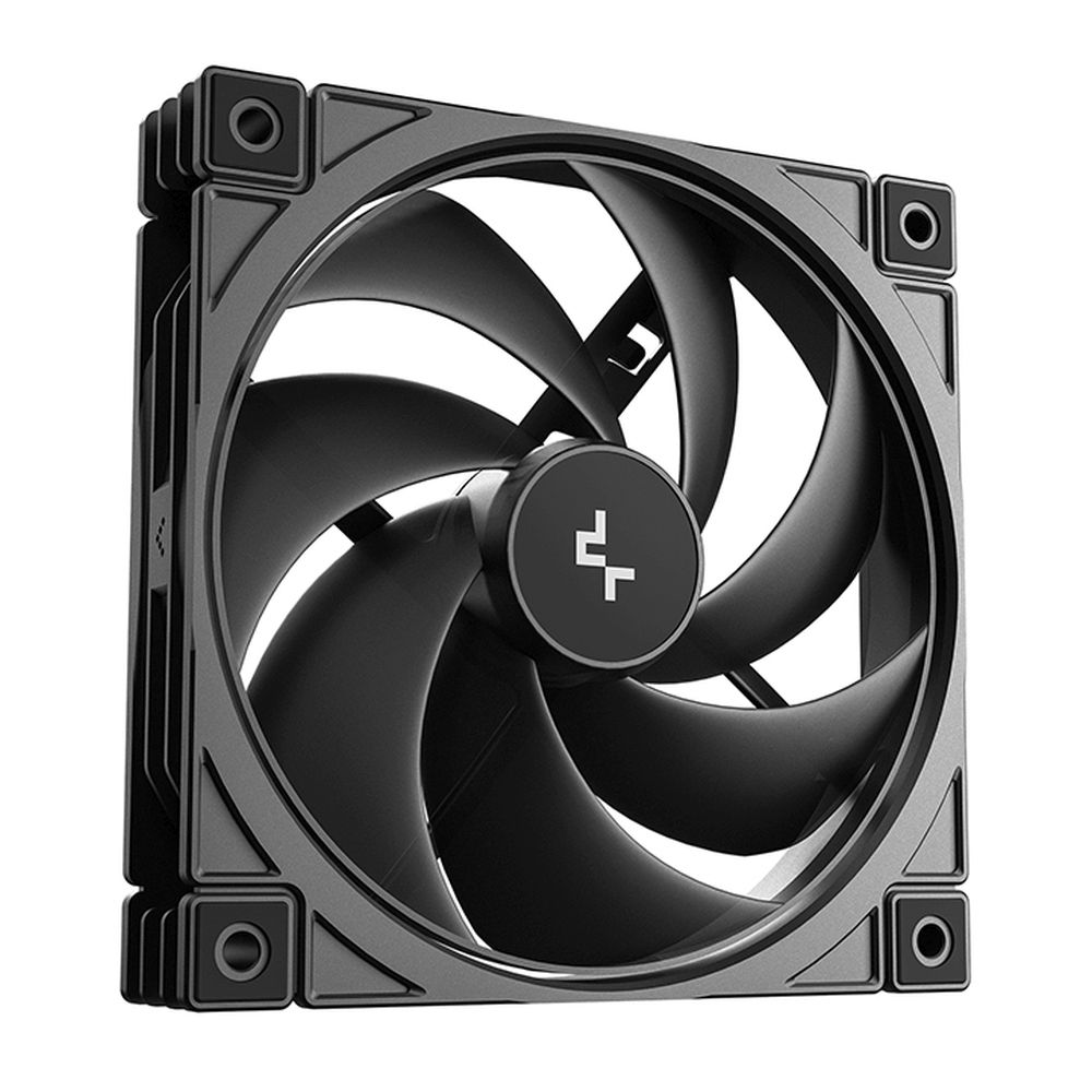 Вентилятор для корпуса Deepcool FD12 V2 120х120x25 черный 4-pin 35.6дБ (R-FD12V2-BKNPN1-G) Ret