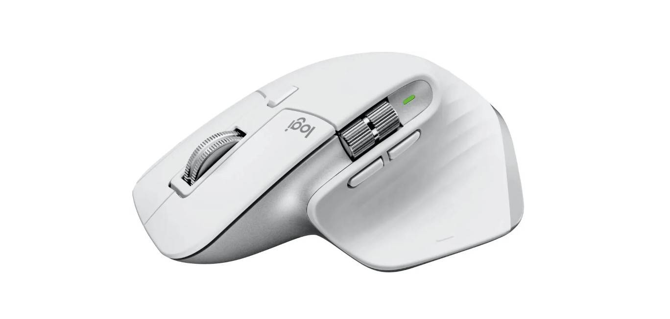 Мышь Logitech MX Master 3S светло-серый оптическая 8000dpi беспров. BT/Radio USB 5but (910-006560)