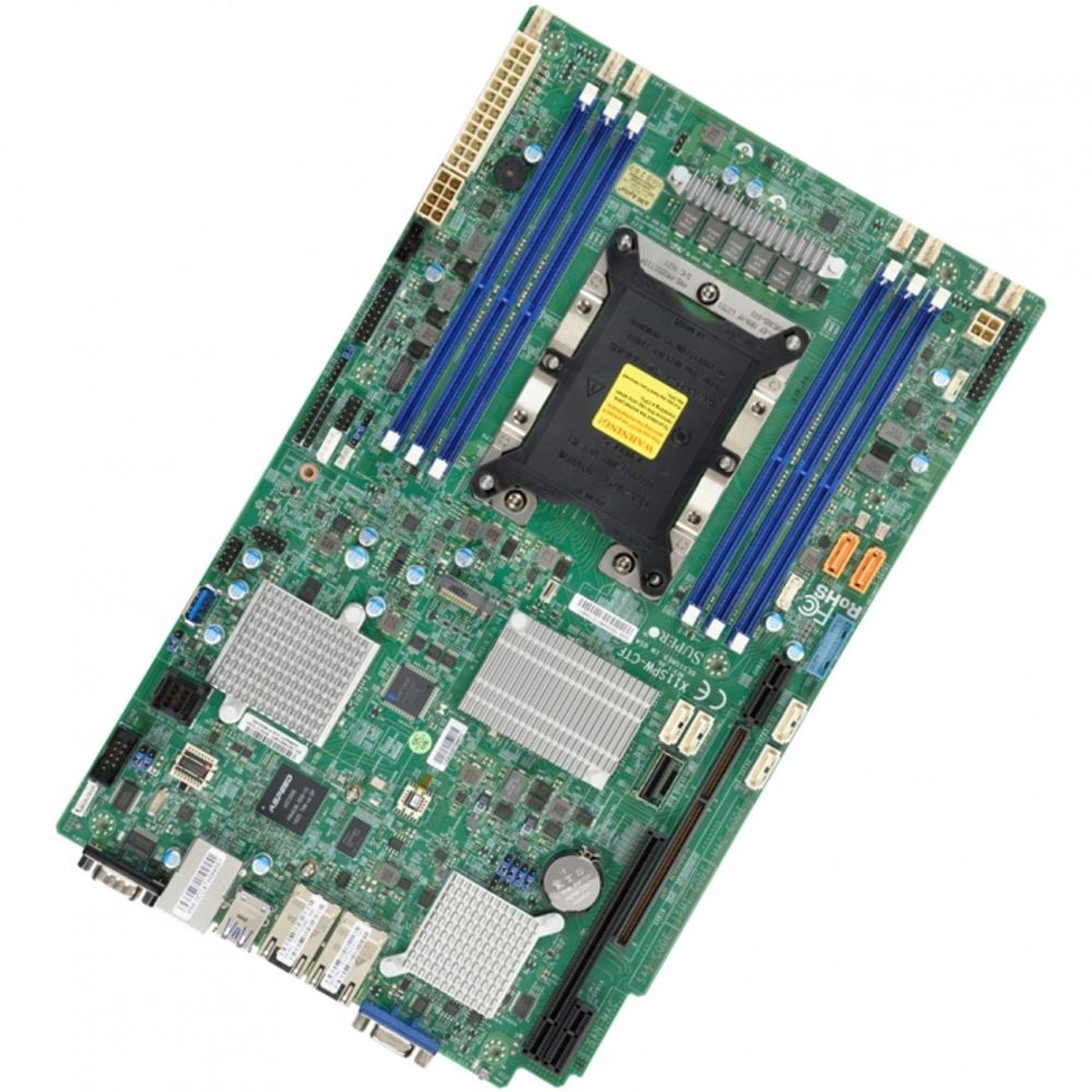 Материнская плата SuperMicro MBD-X11SPW-CTF-O LGA 3647 6xDDR4 slots 10xSATA3 7xUSB2.0 5xUSB3.0 VGA 1