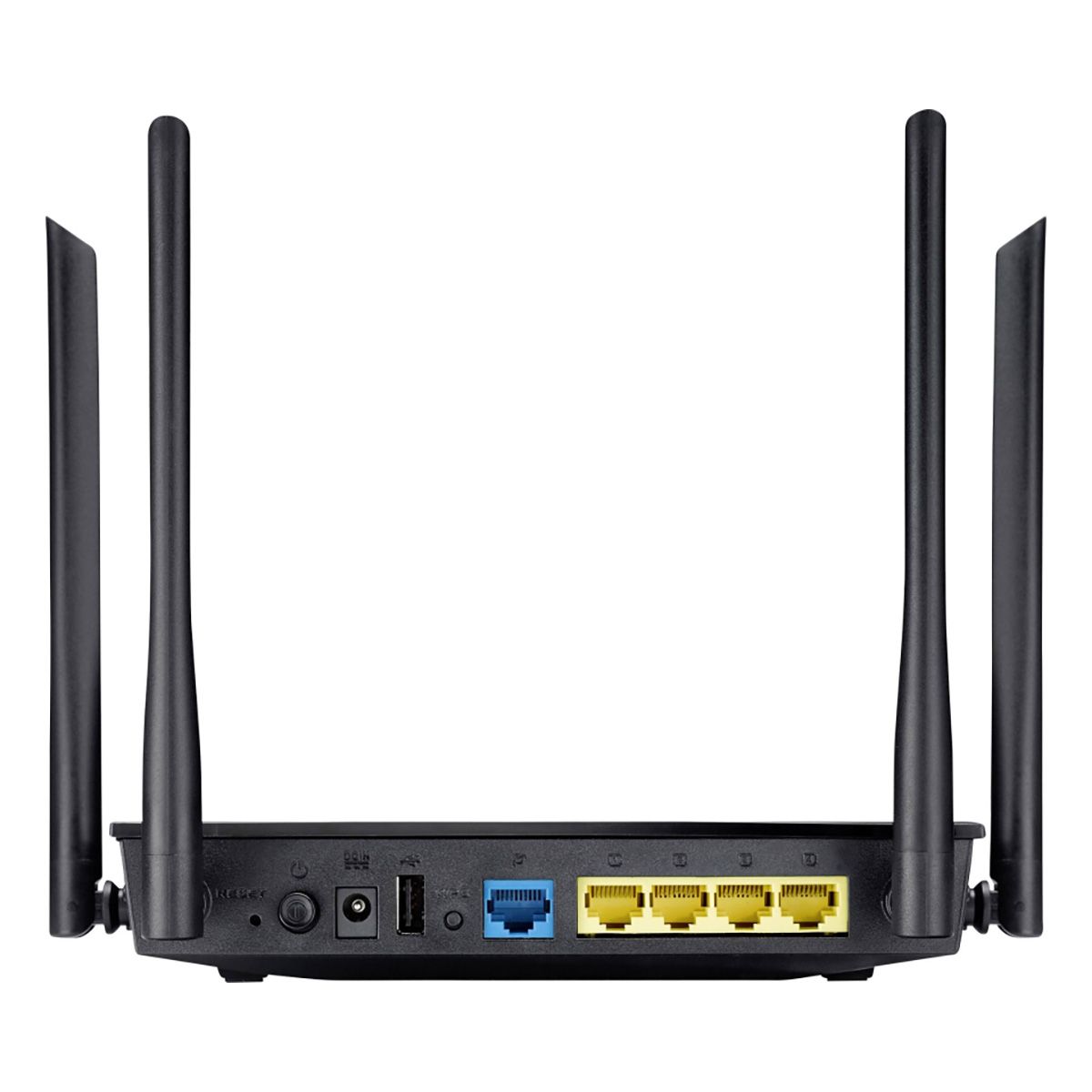 Роутер беспроводной Asus RT-AC1200 V2 (RT-AC1200) AC1200 10/100BASE-TX черный