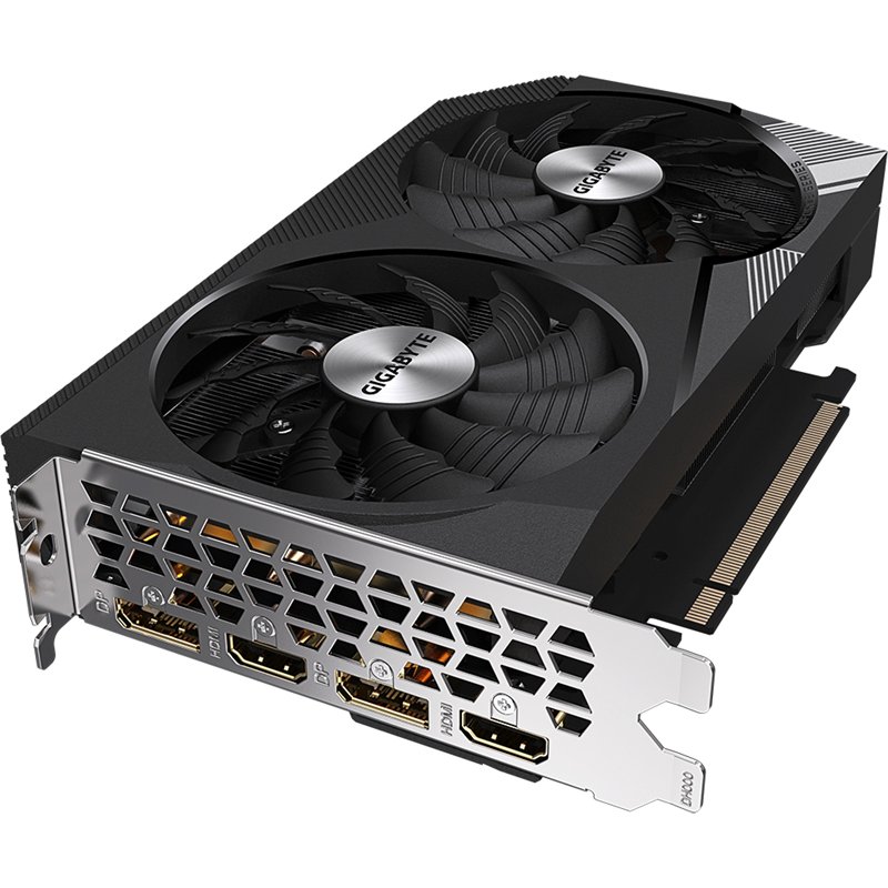 Видеокарта Gigabyte PCI-E 4.0 GV-N3060GAMING OC-8GD 2.0 NVIDIA GeForce RTX 3060 8Gb 128bit GDDR6 180