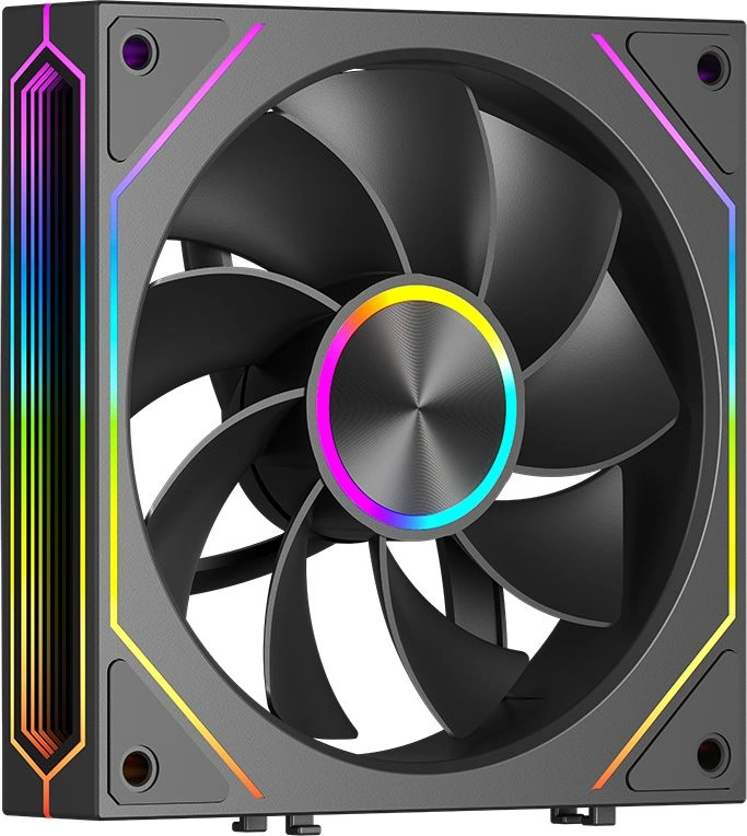 Вентилятор для корпуса PcCooler F3 X120R BK Reverse ARGB 120х120x25 черный 4-pin 28.4дБ (F3X12R-BKAC