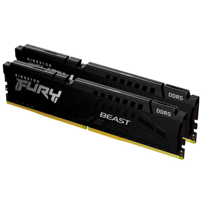 Память DDR5 2x32GB 5600MHz Kingston KF556C40BBK2-64 Fury Beast RTL Gaming PC5-44800 CL40 DIMM 288-pi