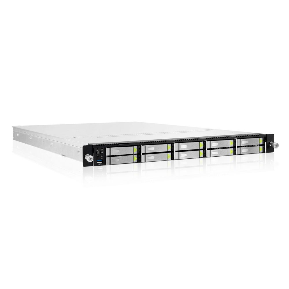 Корпус In-Win Компьютерный IW-RS110-07 Single 650w Acbel /FAN 4056mm*6/SLIMSAS *10 BP/2.5"/3.5&