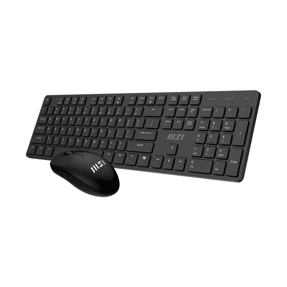 Клавиатура + мышь MSI Forge K200 w Combo MS-8ZA4 клав:черный мышь:черный USB беспроводная (S11-43RU3
