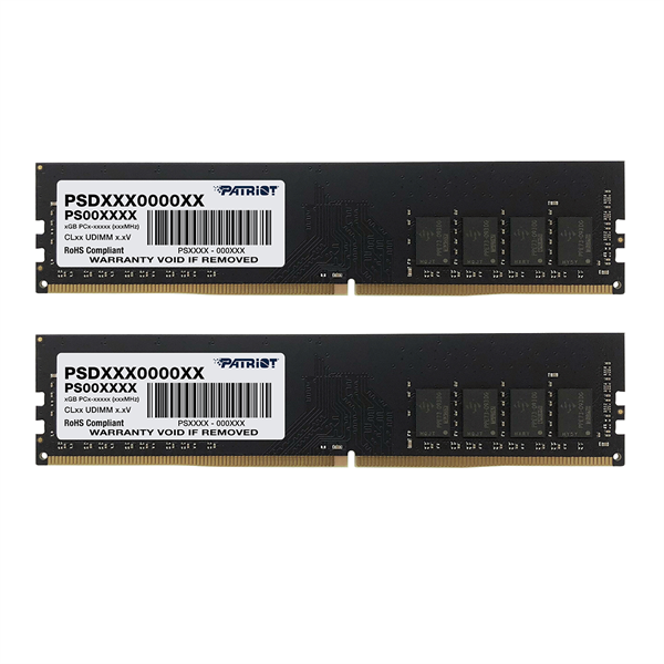 Память DDR4 2x16GB 3200MHz Patriot PSD432G3200K Signature Line RTL PC4-25600 CL22 DIMM 288-pin 1.2В