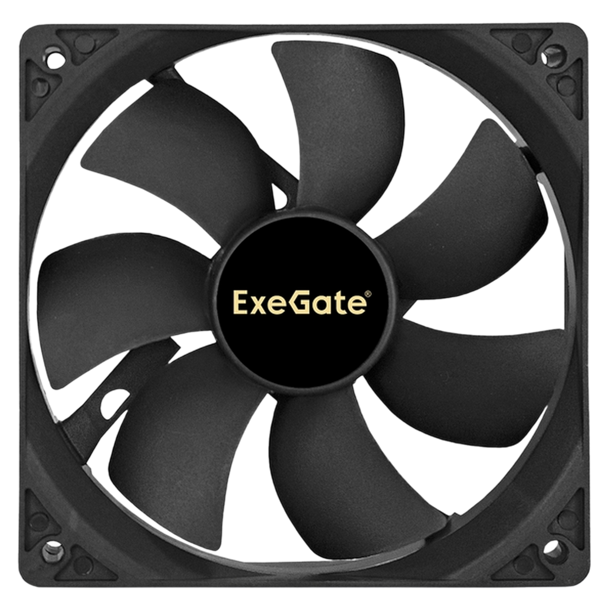 Вентилятор ExeGate E12025H4P-PWM, 120x120x25 мм, гидродинамический, 4pin, PWM, 24dBA