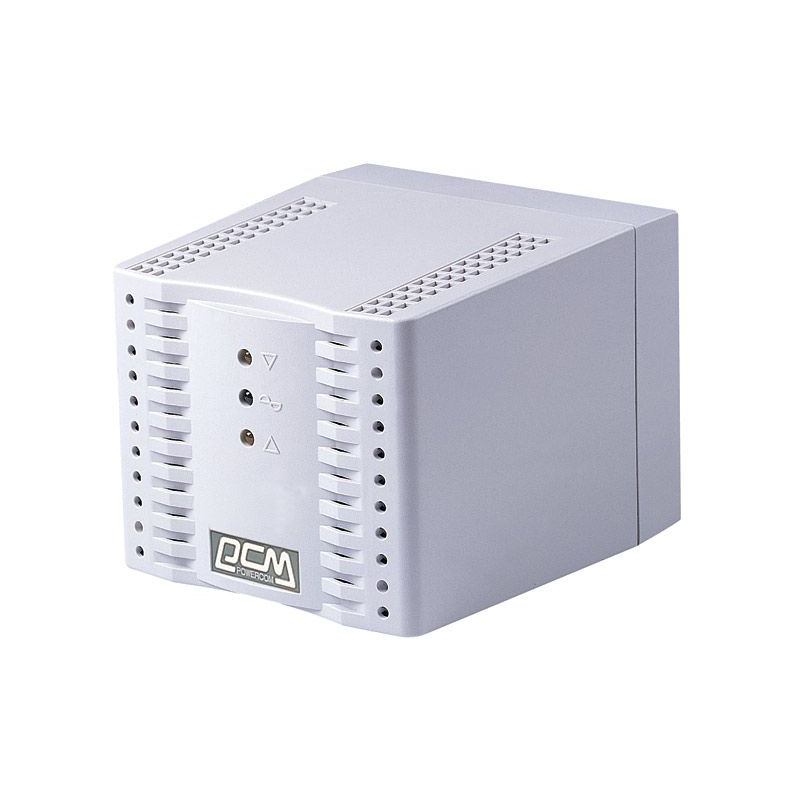 Стабилизатор напряжения Powercom TCA-1200 600Вт 1200ВА белый