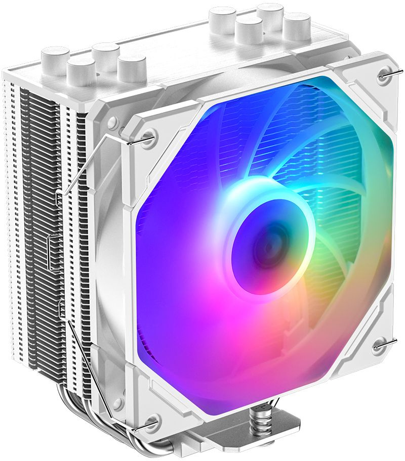 Устройство охлаждения(кулер) ID-Cooling SE-224-XTS ARGB Soc-AM5/AM4/1200/1700/1851 белый 4-pin 29dB 
