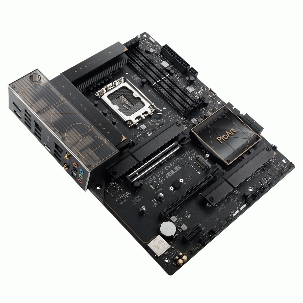 Материнская плата Asus PROART B760-CREATOR WIFI Soc-1700 Intel B760 4xDDR5 ATX AC`97 8ch(7.1) 1 x 2.