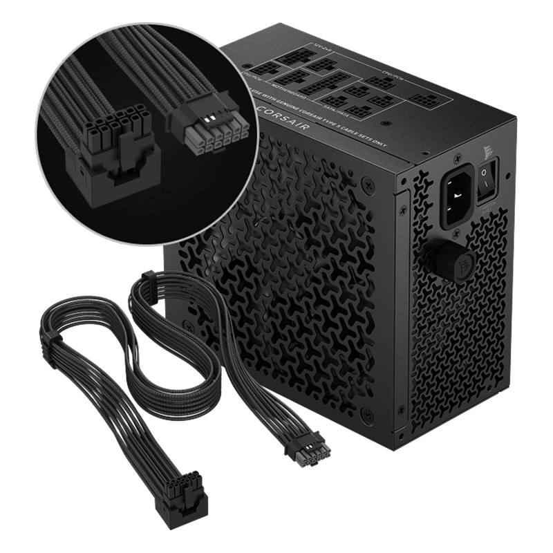 Блоки питания Corsair RM850x SHIFT, Model RPS0161, 850W 80+ Gold (ATX, 3.1, PCIe 5.1, Full modular, 