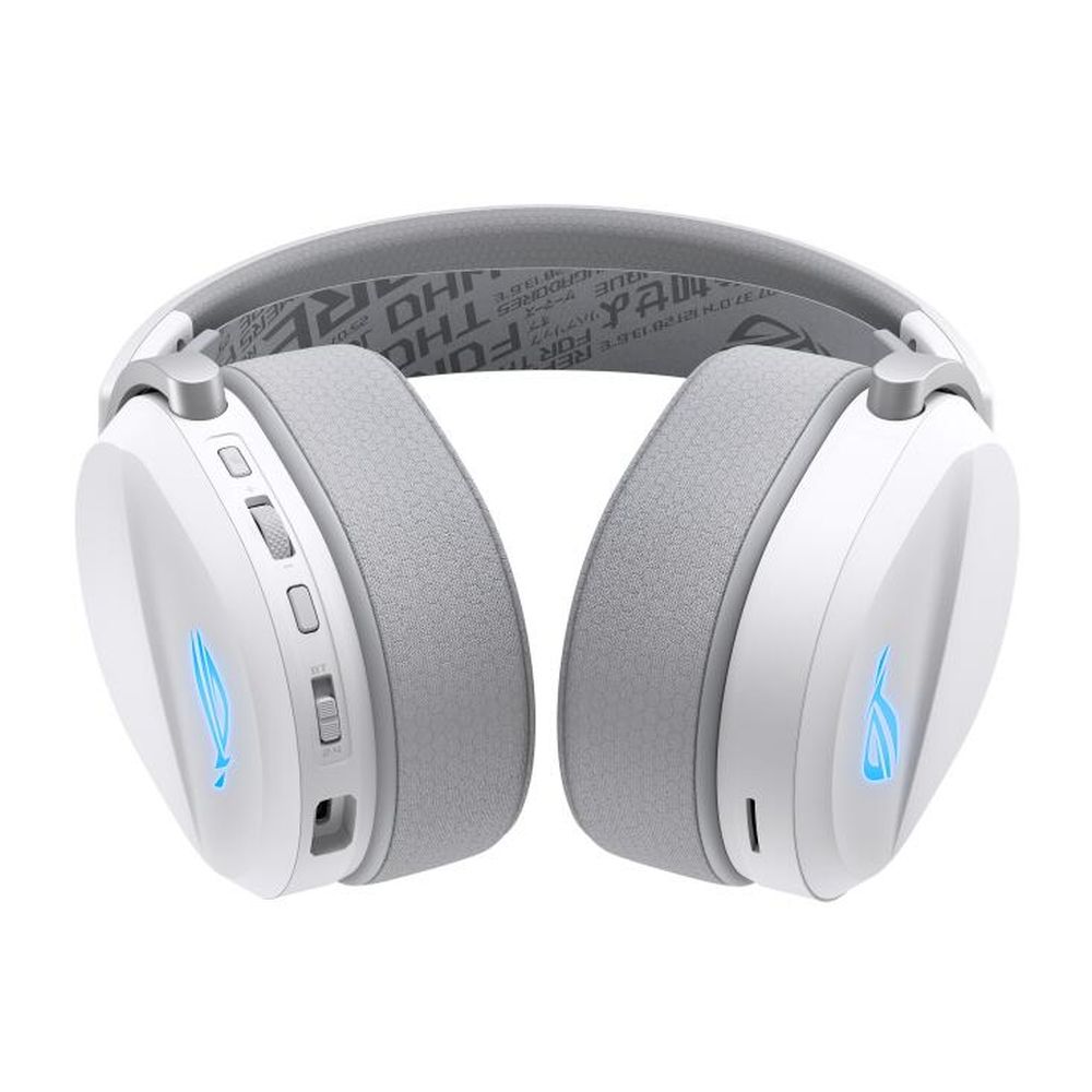Гарнитура ASUS ROG PELTA, USB-C, 2.4GHz, Bluetooth, 309g, 20Hz~20kHz, RGB Lighting, White