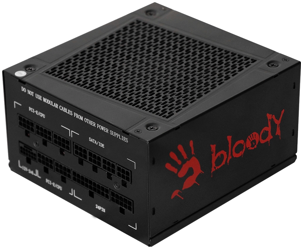 Блок питания Bloody ATX 1250W BD-PS1250P 80+ platinum (20+4pin) APFC 140mm fan 12xSATA Cab Manag RTL