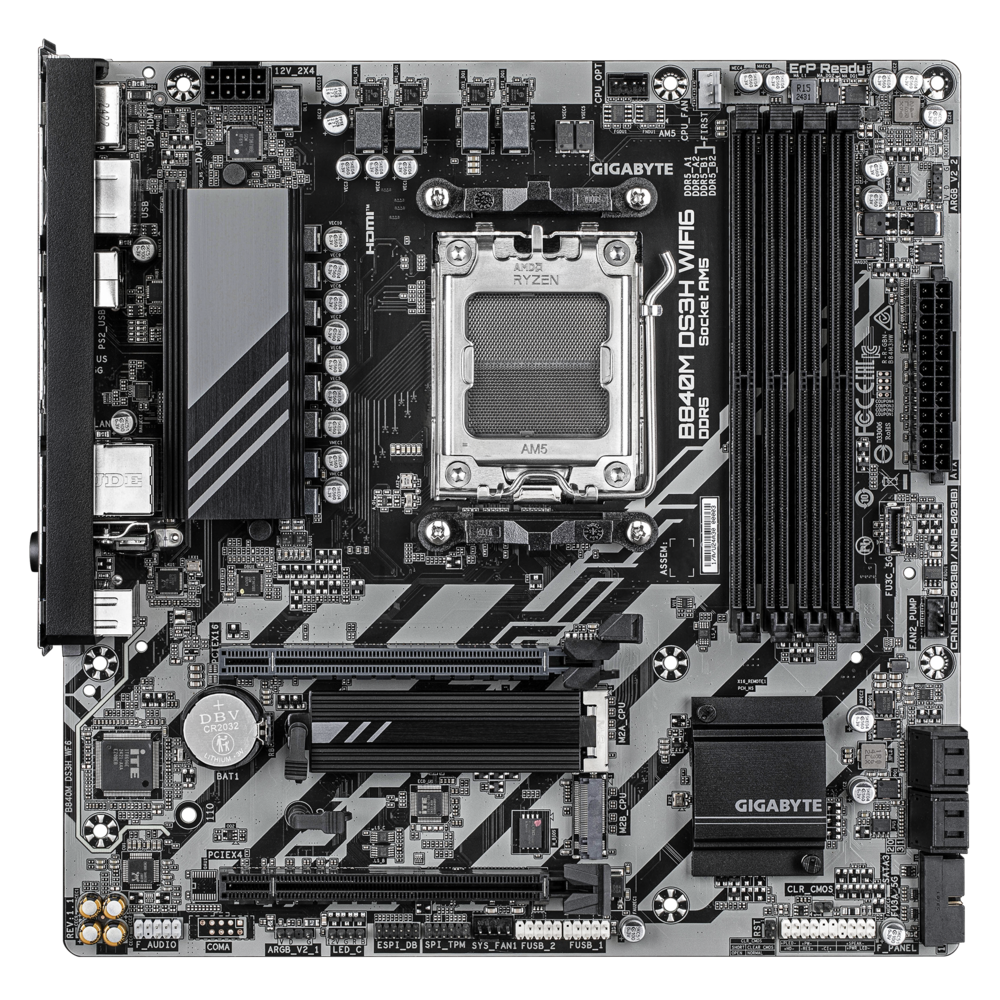 Материнская плата Gigabyte B840M DS3H WIFI6,