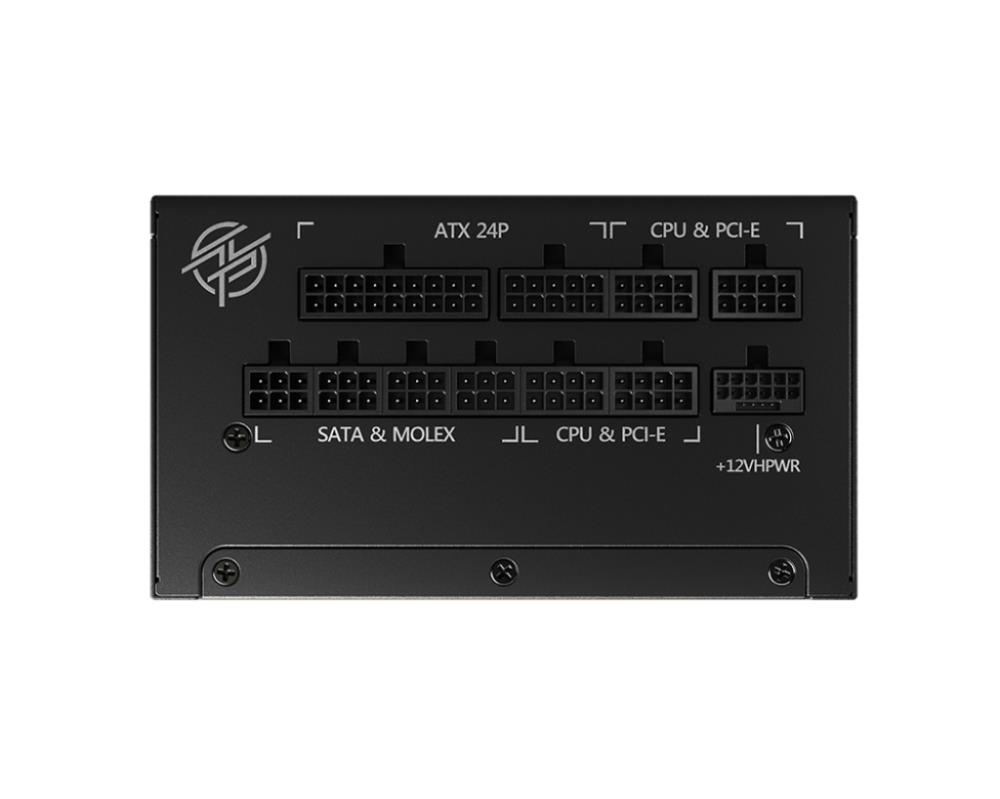 Блок питания MSI MPG A850G PCIE5, 850W, Intel ATX 12V, APFC, 13.5cm Fan, 80+ Gold, Fully-Modular, Re