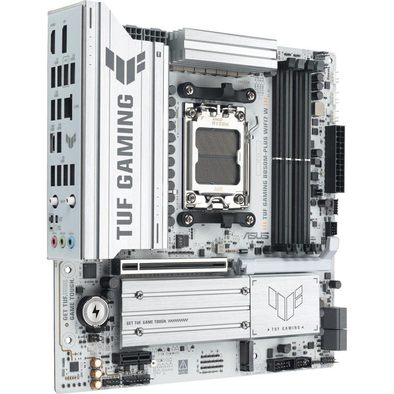 Материнская плата Asus TUF GAMING B850M-PLUS WIFI7 W Socket AM5 AMD B850 4xDDR5 mATX AC`97 8ch(7.1) 
