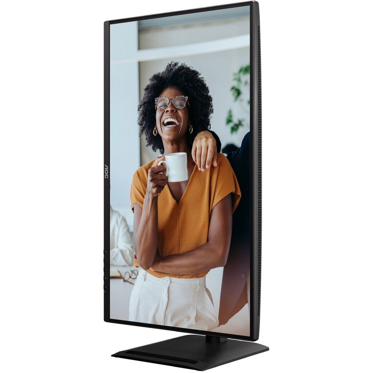 Монитор 27" AOC 2560x1440 WLED 16:9 IPS 350cd, 1500:1, 50M:1, 4ms, 178°/178°, HDMI, DP, USB hub: 4*U