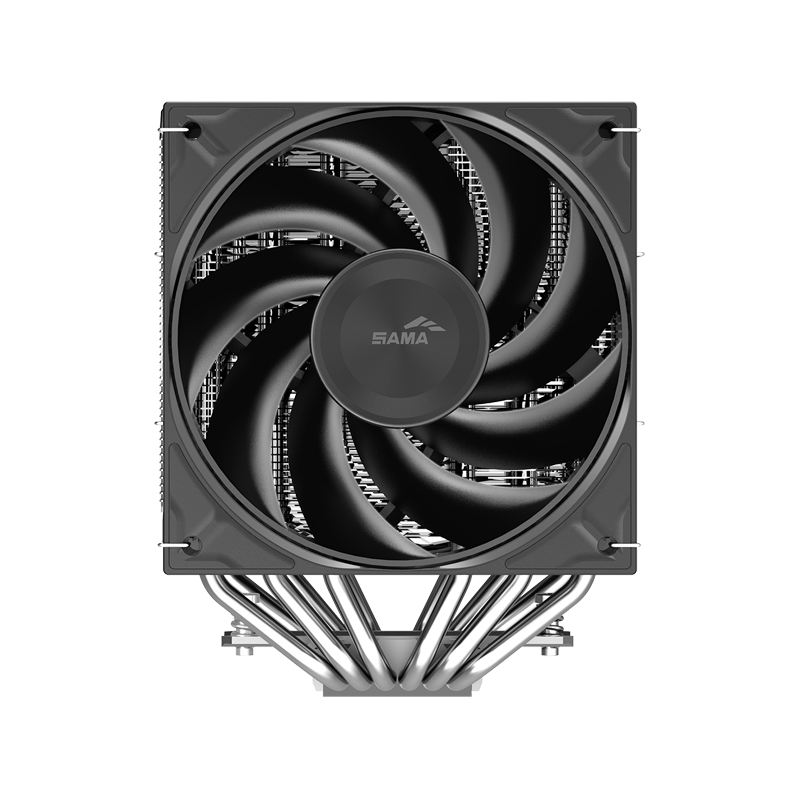 Кулер для процессора SAMA A60E (265W, 4-pin PWM, 156.5mm, 6x6mm, 2x120mm, 78CFM, 29dBA, 2200RPM, S: 