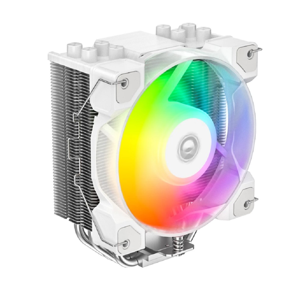Устройство охлаждения(кулер) ID-Cooling SE-214-XT DF ARGB Soc-AM5/AM4/1200/1700/1851 белый 4-pin 31.