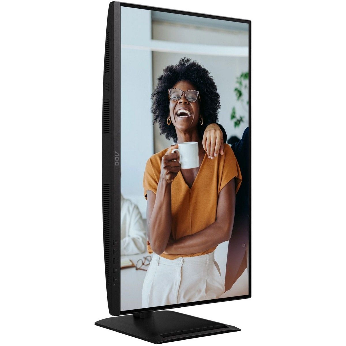 Монитор 27" AOC 2560x1440 WLED 16:9 IPS 350cd, 1500:1, 50M:1, 4ms, 178°/178°, HDMI, DP, USB hub: 4*U