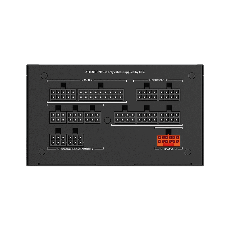 Блок питания PCCooler, 1000W 80+ Gold (ATX, 3.1, , Full modular, 1x24(20+4)pin 610mm, 2xCPU 8(4+4)pi